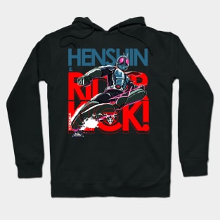 Hen-Shin & Rider Kick Color Hoodie